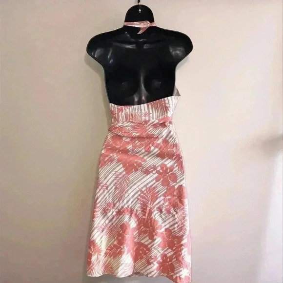 Gap Floral Halter Dress Size 14 - Picture 3 of 8